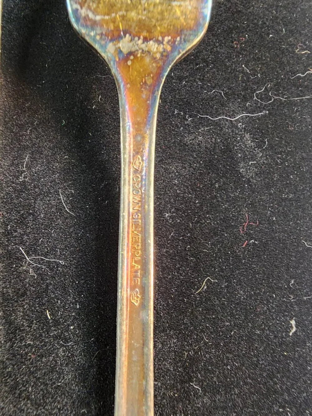 Vintage Set of 5 Crown Silverplated Forks